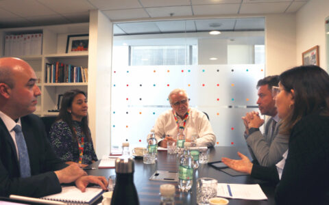 Autoridades de AIEP y Codelco sostienen una reunión de trabajo para analizar líneas de colaboración