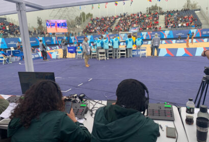 Escuela de Sonido Panamericanos voley playa aiep