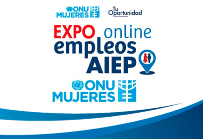 Gráfica Expo Empleos Online AIEP ONU Mujeres