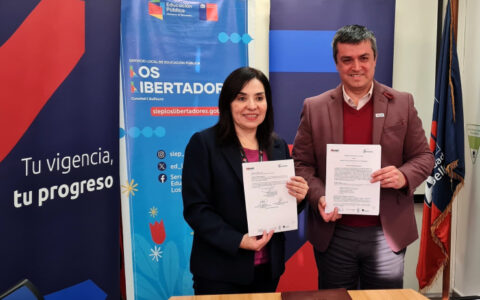Firma Convenio AIEP y SLEP Los Libertadores