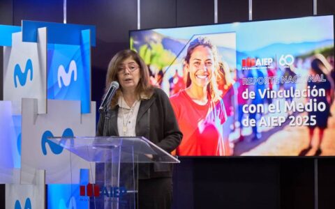 Loreto Ferrari, rectora AIEP en Reporte Anual Vinculación con el Medio 2025