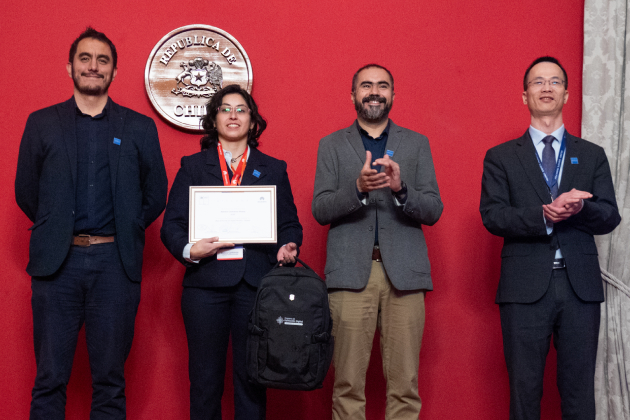 Javiera Contreras, estudiante AIEP beca Huawei China