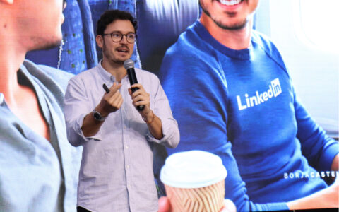 Borja ex director Linkedin Latinoamerica evento AIEP Empresas