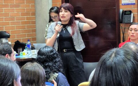 Javiera Gutiérrez presentación Bogotá AIEP educación Sostenible