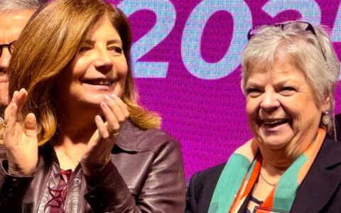 Marie Loiuse y rectora AIEP Loreto Ferrari en SelloMayor 2025