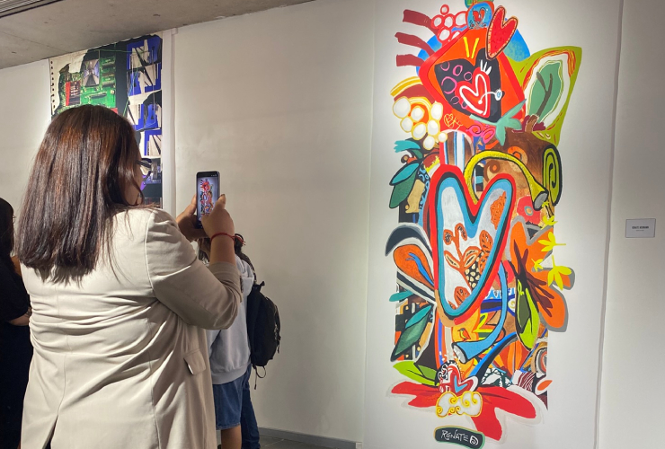 Inauguración muestra Sala de Arte AIEP 60 años