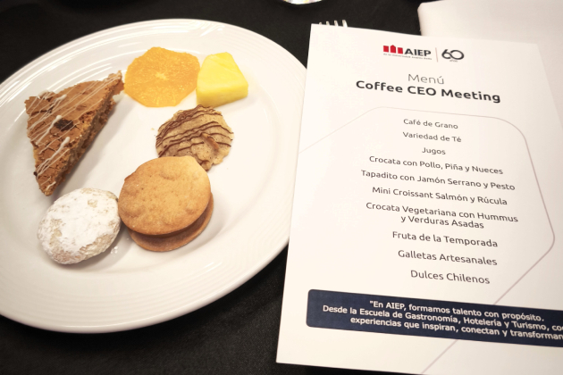 Menu Escuela GHT AIEP CEO Meeting 2025