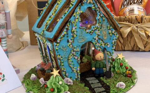 Casita Navideña AIEP San Joaquín 2025