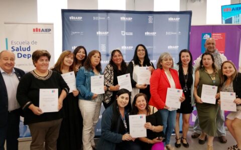 Finalización curso Primeros auxilios AIEP Talca